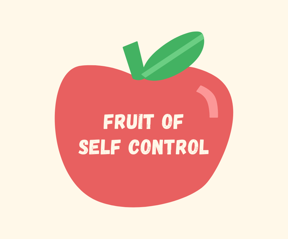 apple that says fruit of self control